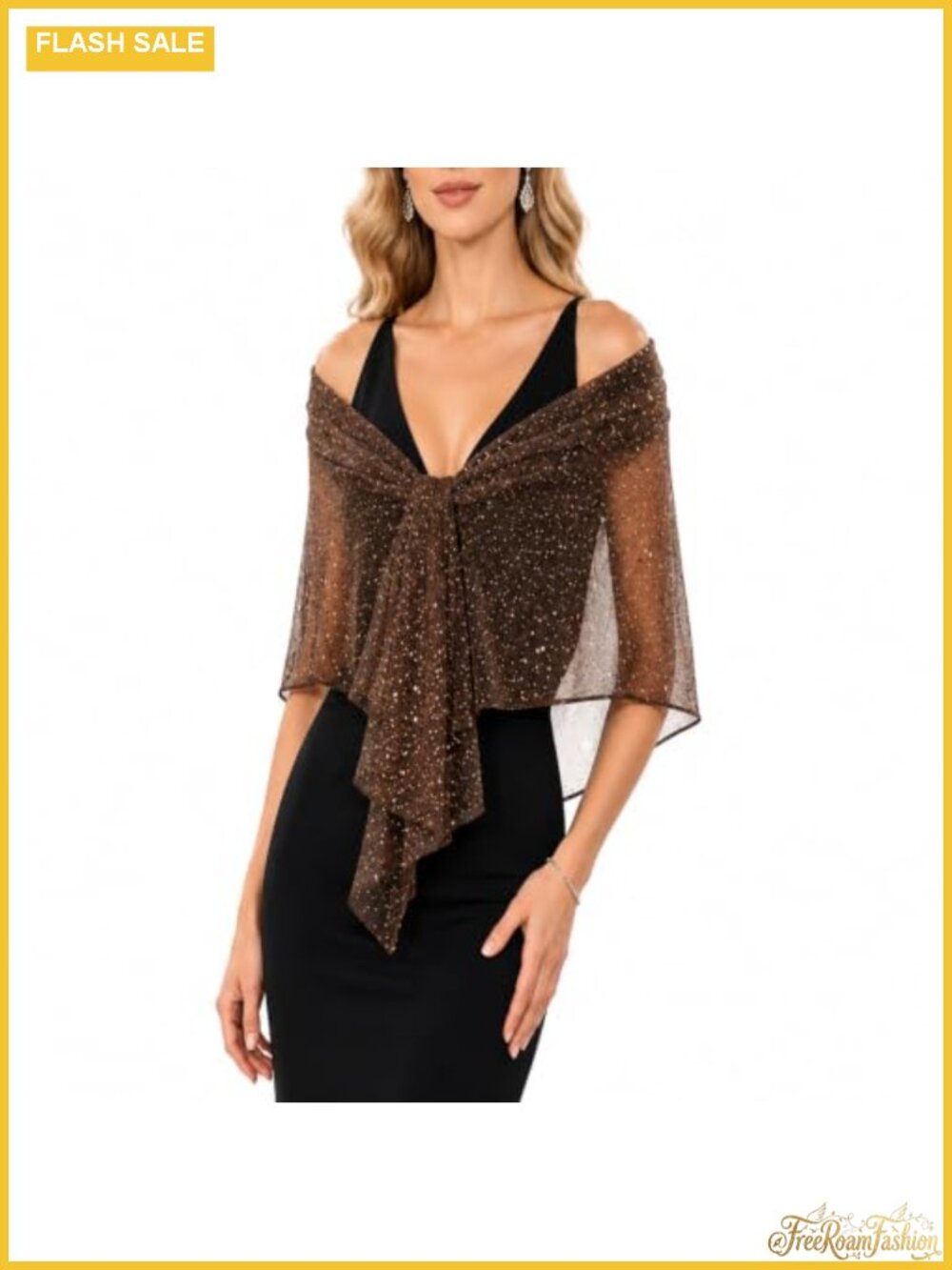 Sequin Shawl Wrap Women Oversized Rave Scarf Wedding Prom Cover Up